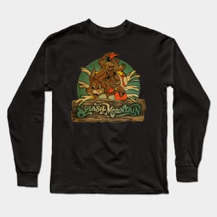 the splash mountain Retro Long Sleeve T-Shirt